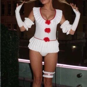 Fashion Nova “IT” the clown Pennywise costume - Yandy LET'S PLAY A GAME COSTUME